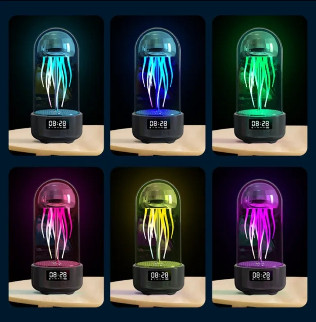 Jellyfish lampi / hátalari / klukka