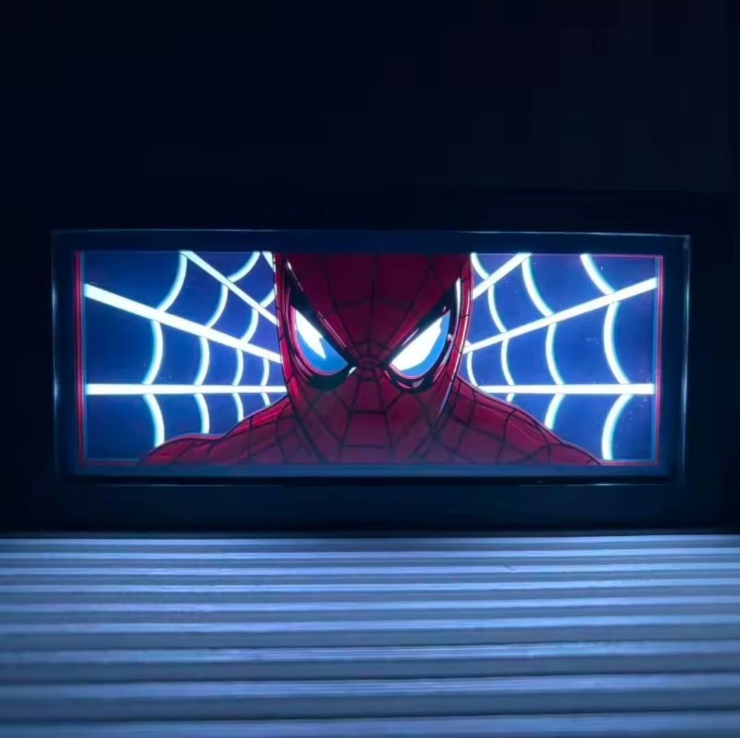 Spiderman 3D LED ljósabox