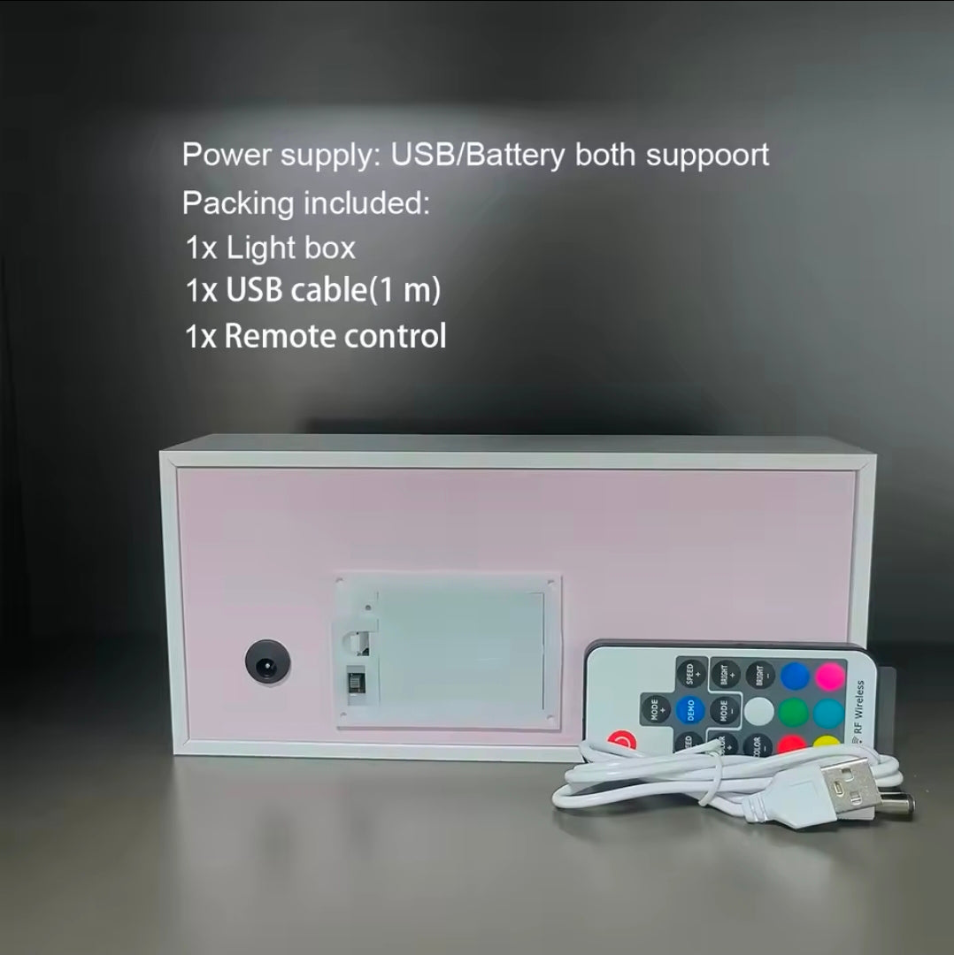 Spiderman 3D LED ljósabox