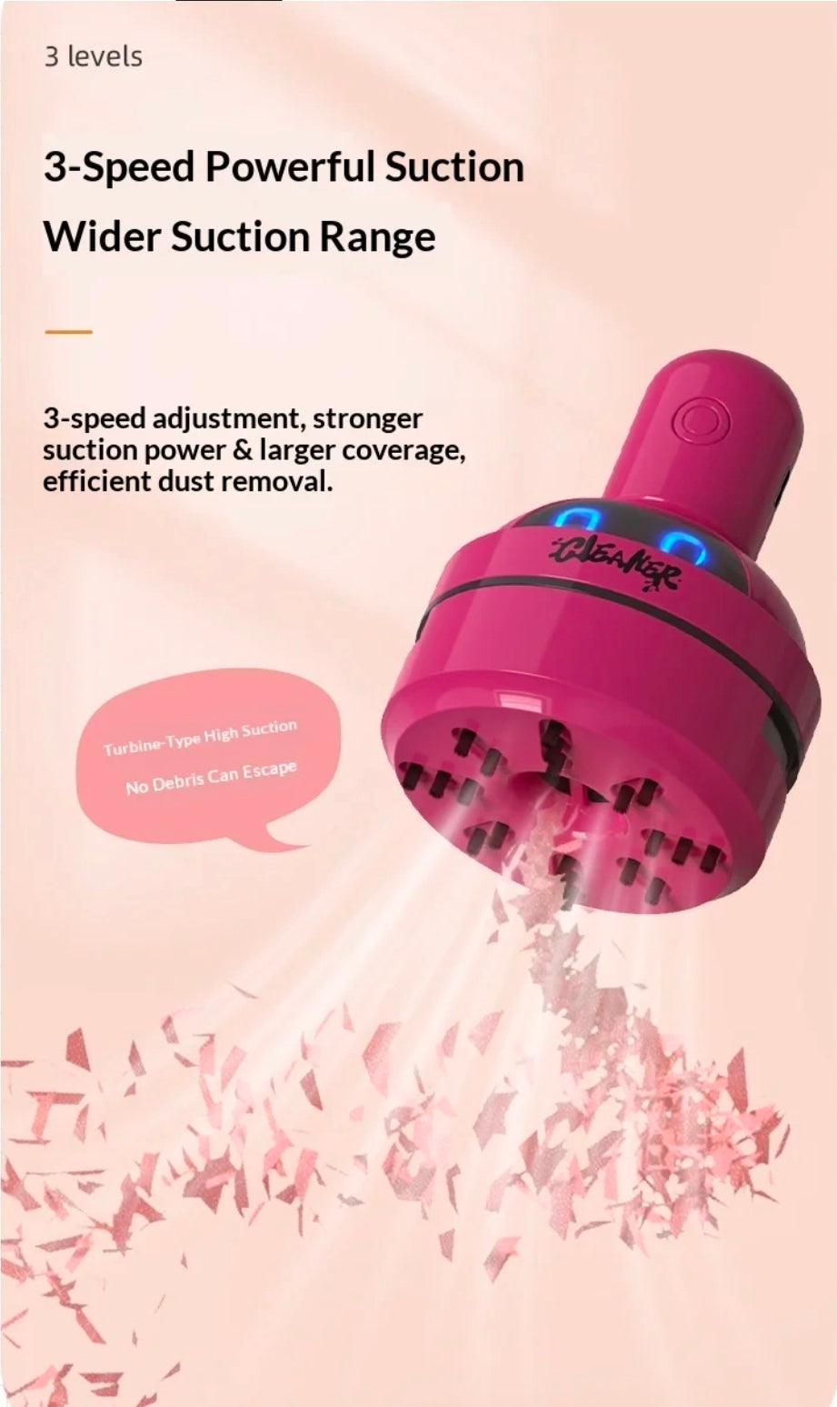 Skrifborðs ryksuga // FORPÖNTUN