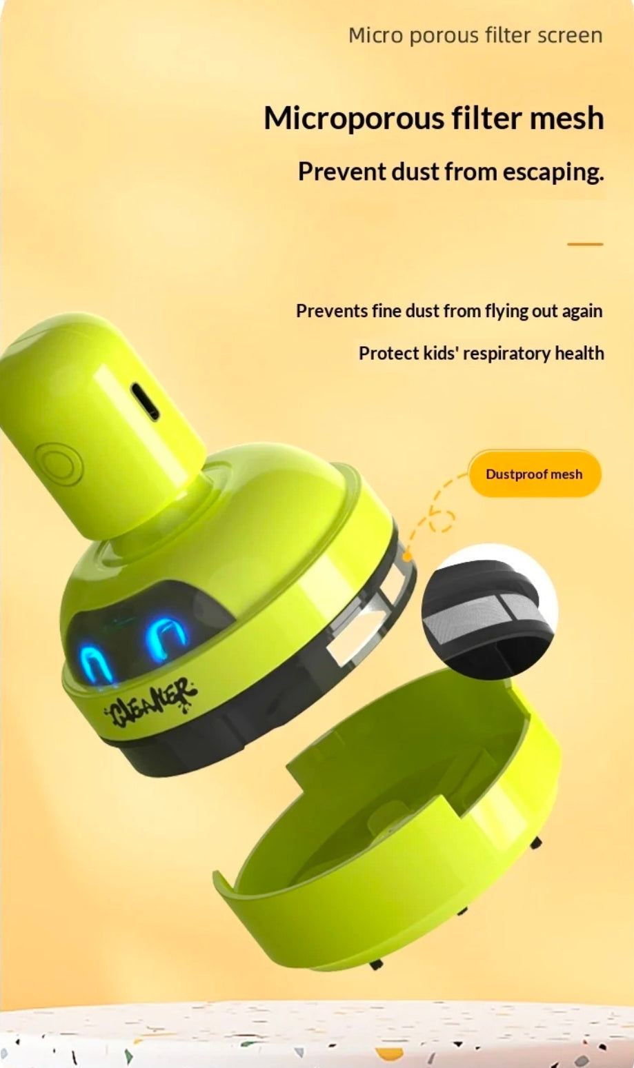 Skrifborðs ryksuga // FORPÖNTUN