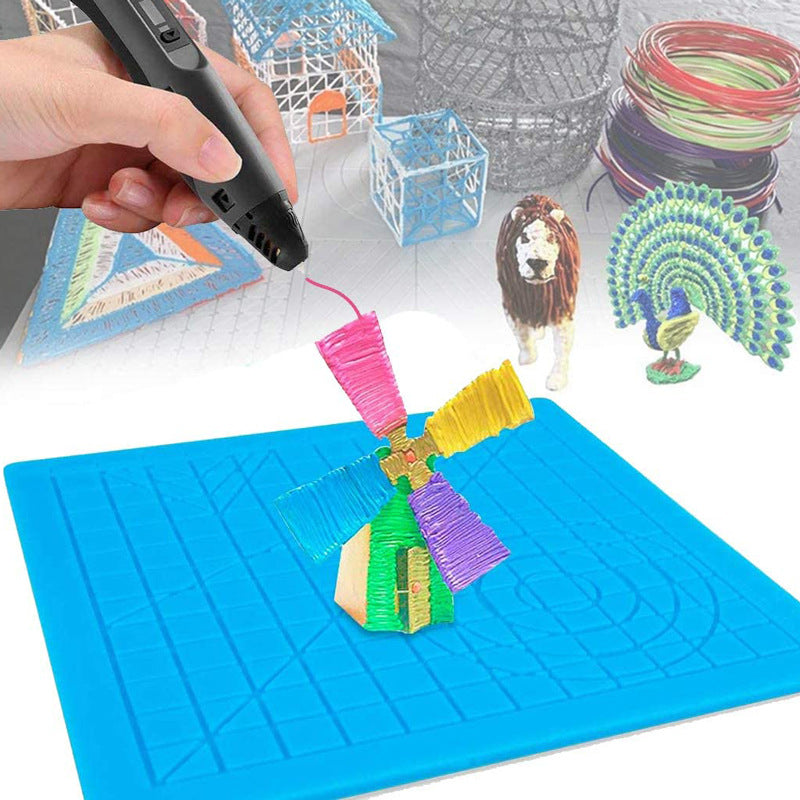 3D pen skrifmotta sílikon
