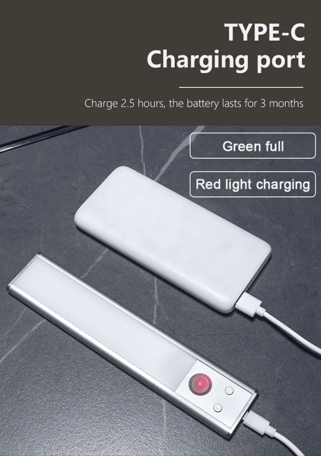 Vegg & skápaljós / 3 stærðir