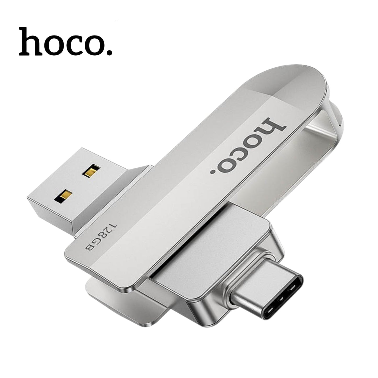 Hoco 2 in 1 USB minnislykill / 128GB