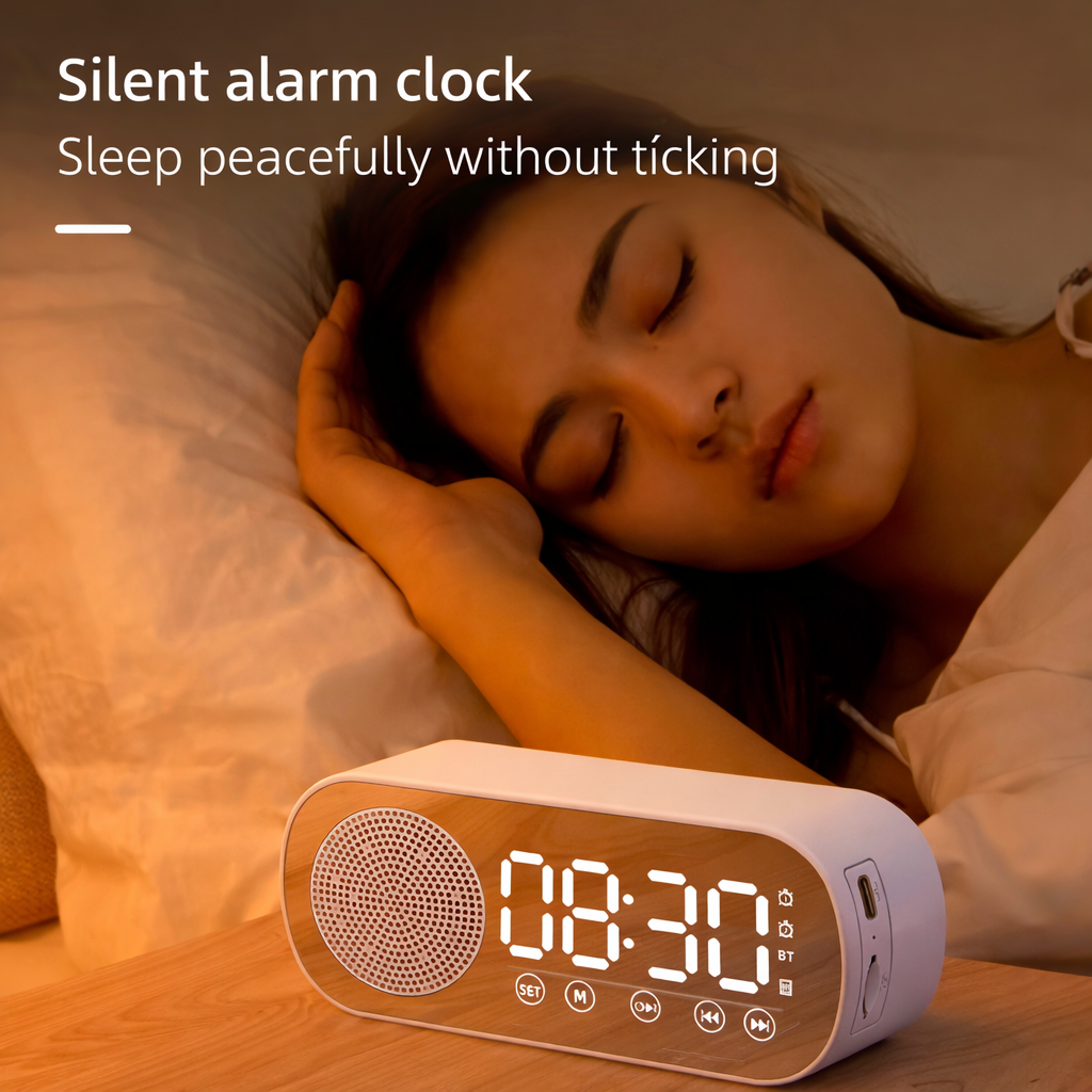 Z7 mini vekjaraklukka m/ BT hátalara