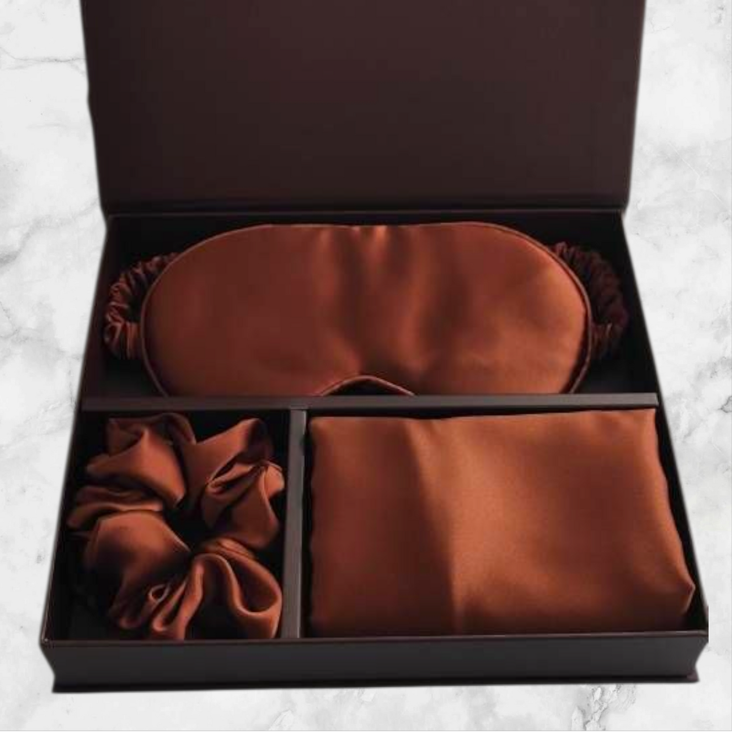 Mulberry silki gjafasett / 10 litir // Brúnn gjafakassi