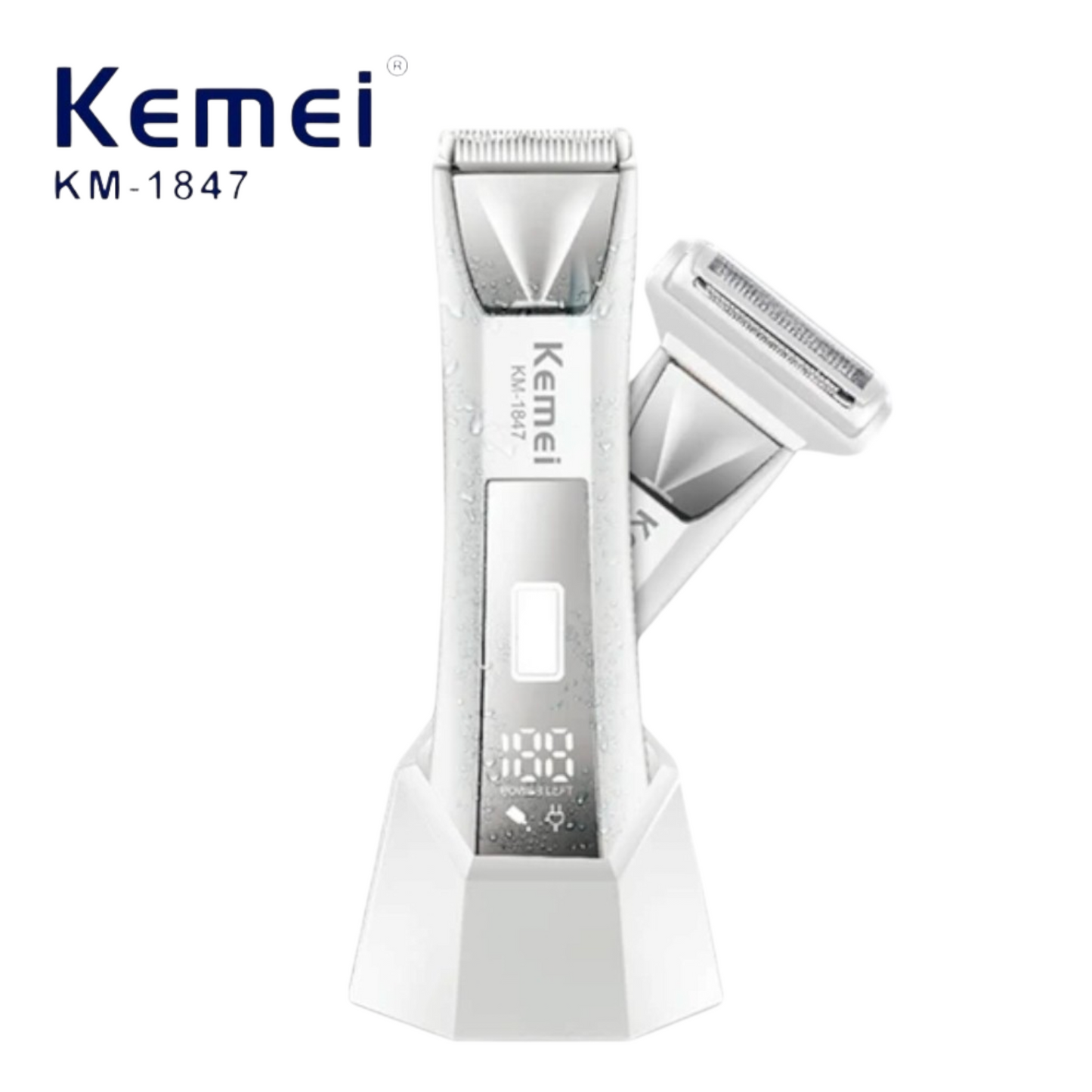 Kemei KM-1847 líkamshárasnyrtir