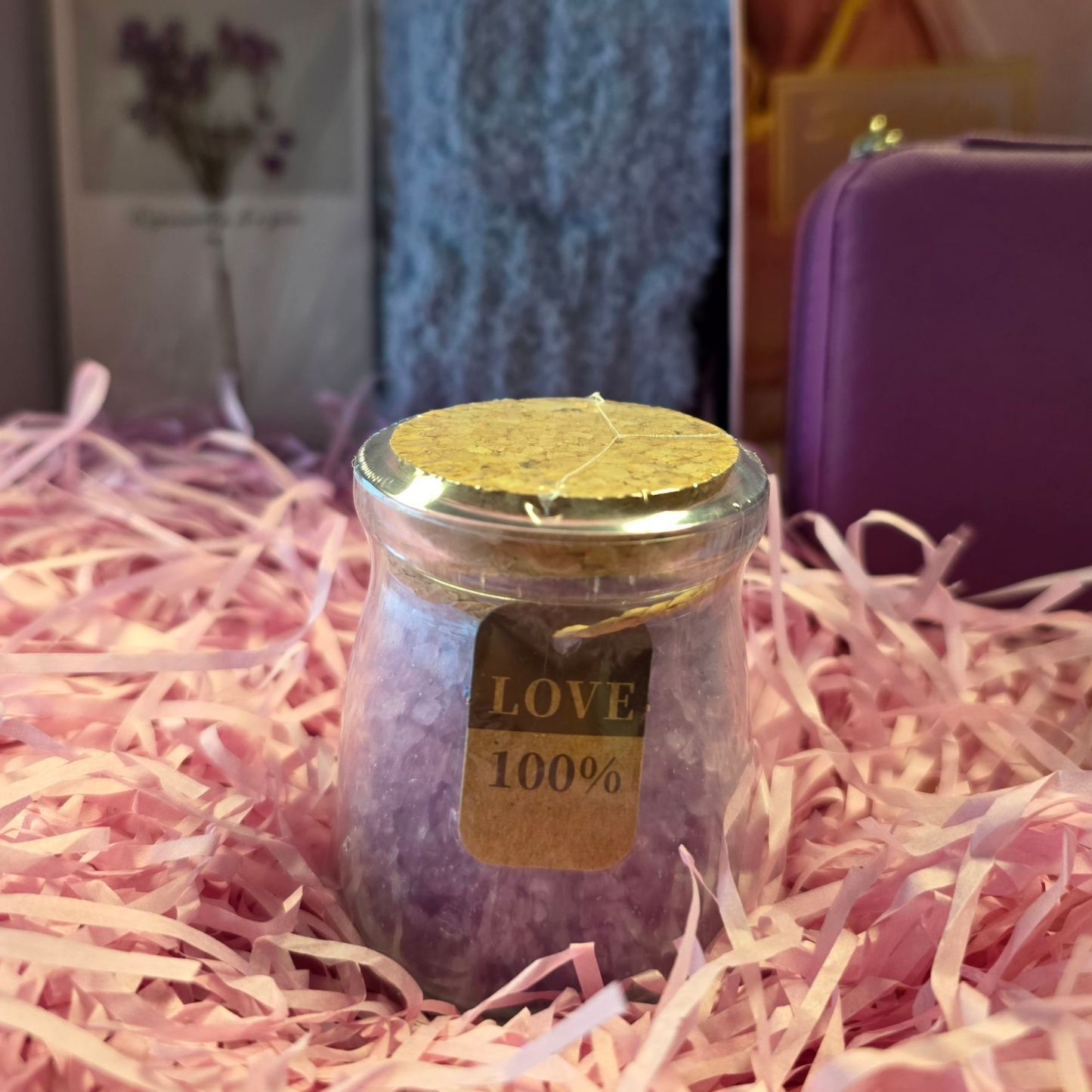 Gjafaaskja f/ hana / Fjólublá