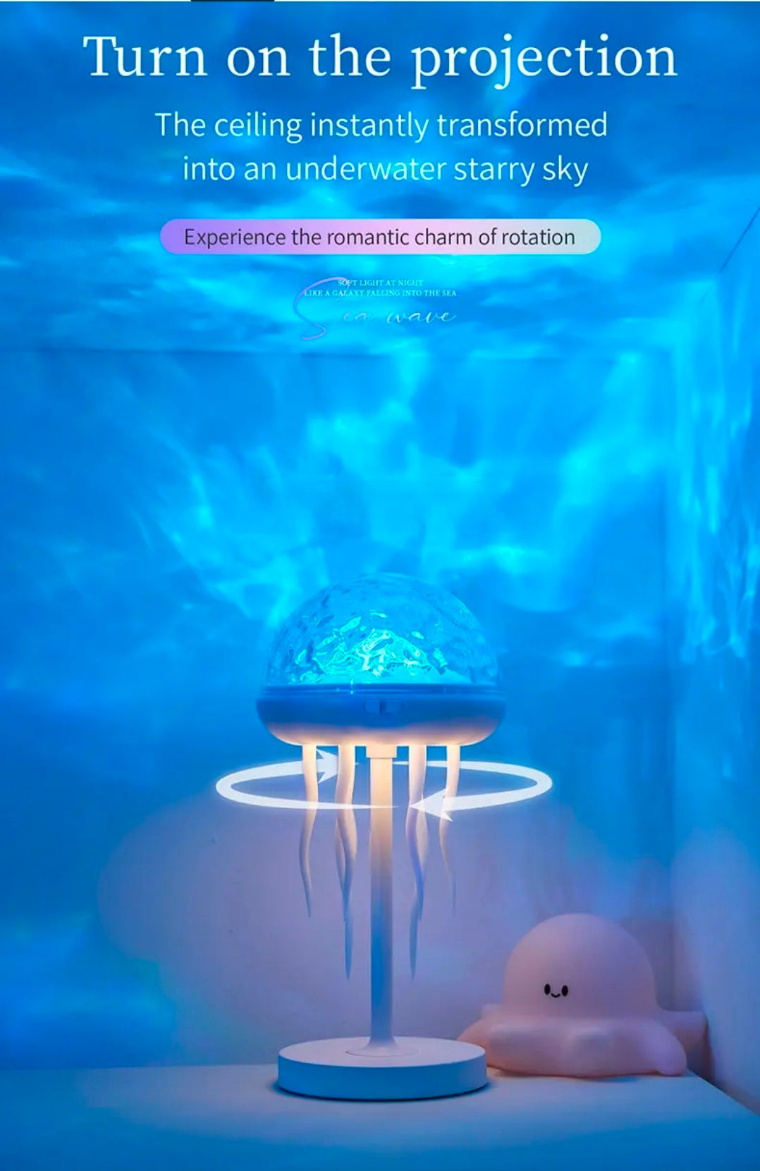 Jellyfish Ocean Wave lampi