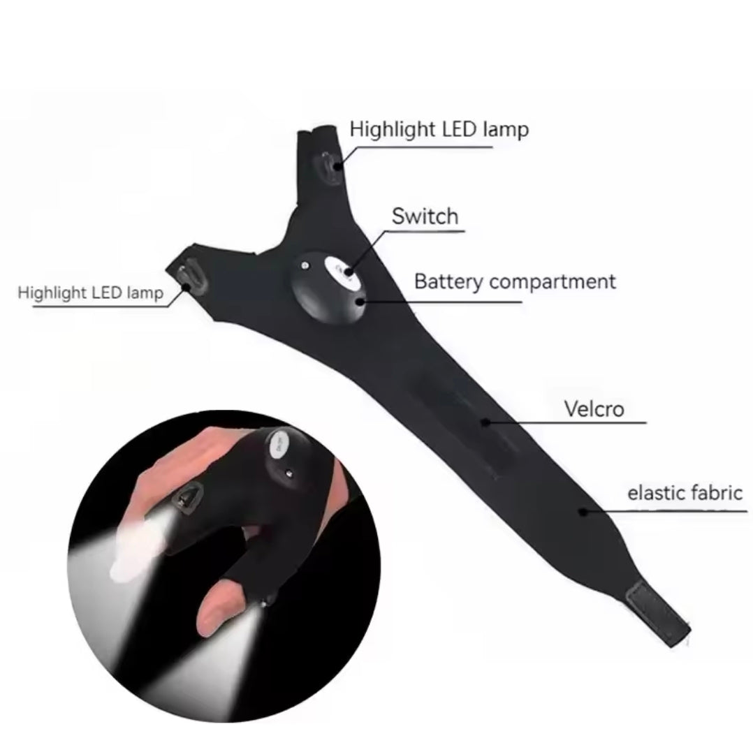 Glovelite vinnuvettlingar m/ lýsingu