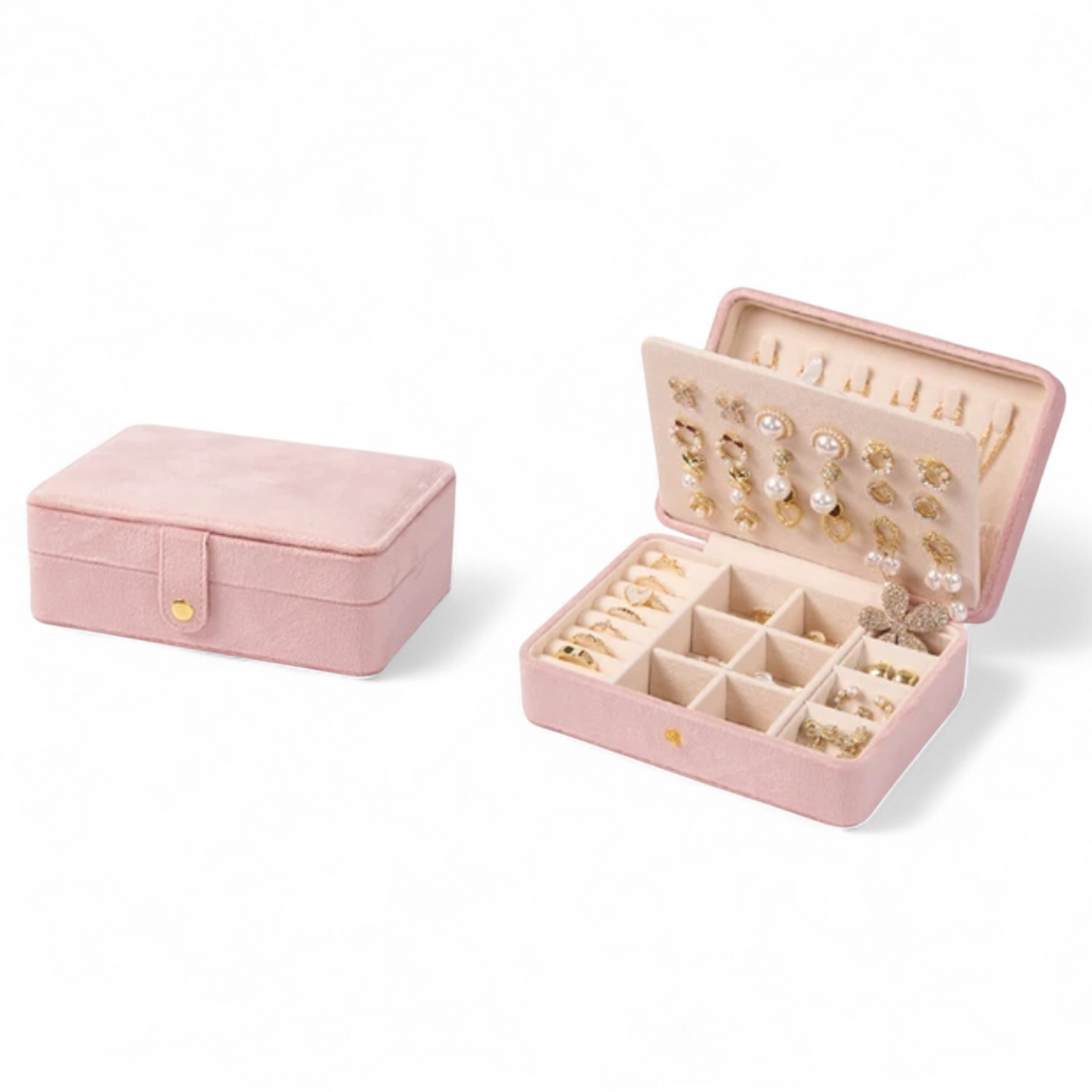 Skartgripaskrín / Flauel // 4 litir