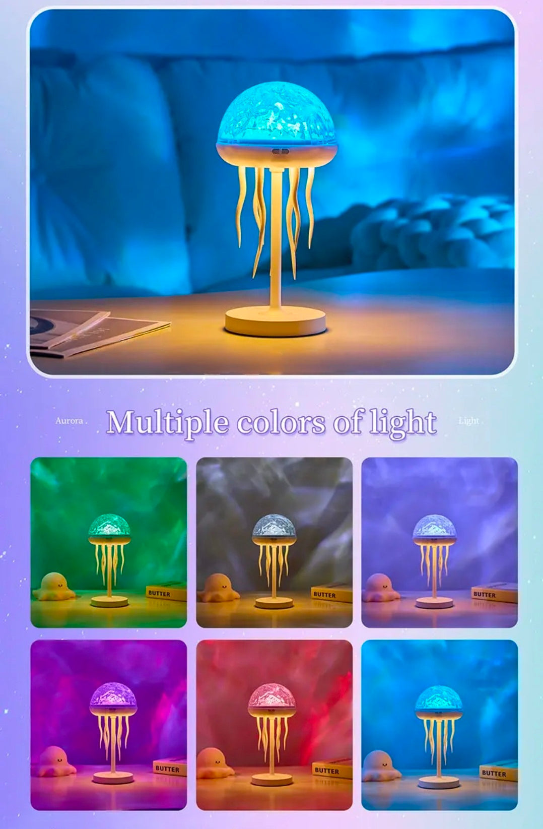 Jellyfish Ocean Wave lampi