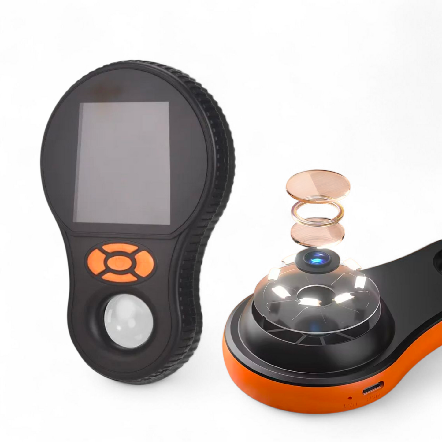 Smásjá m/ lýsingu & 500x stækkun / SD kort