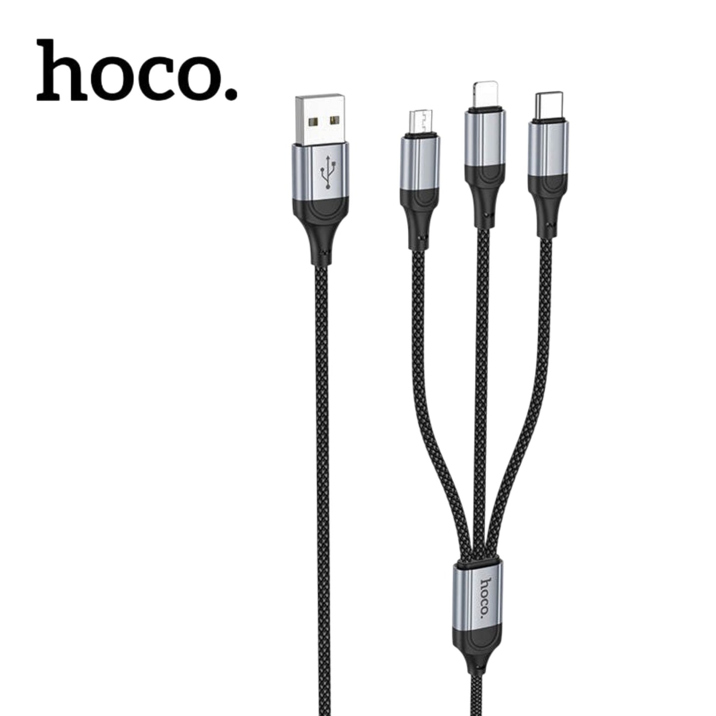 Hoco 3 in 1 hleðslusnúra
