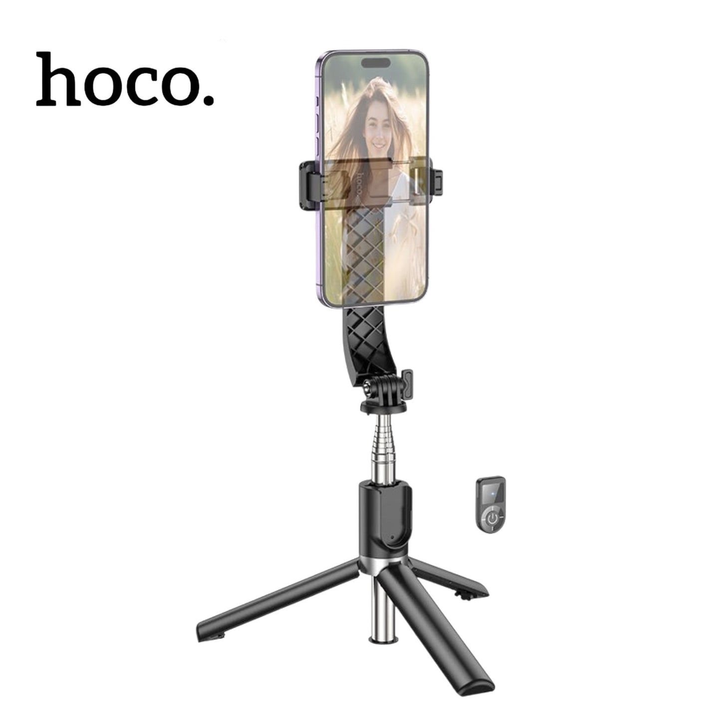 Hoco K20 sjálfustöng m/ þrífót & fjarstýringu // FORPÖNTUN