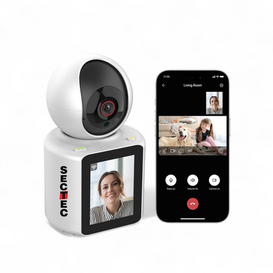 Sectec ST-301 öryggismyndavél m/ skjá