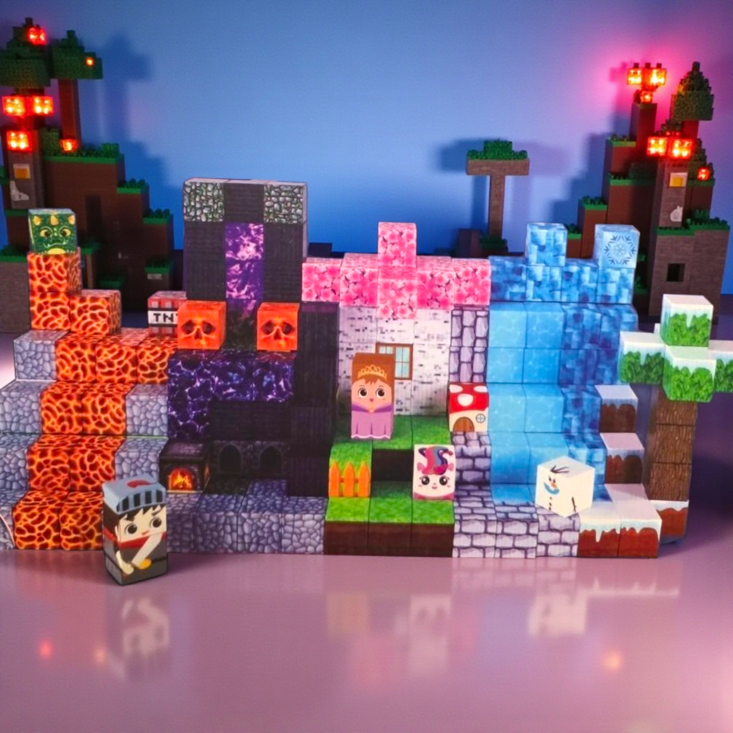 My World segulkubbar / 150 stk / Minecraft // FORPÖNTUN II