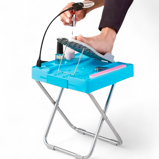 Fótsnyrtistandur m/ viftu & stækkunargleri