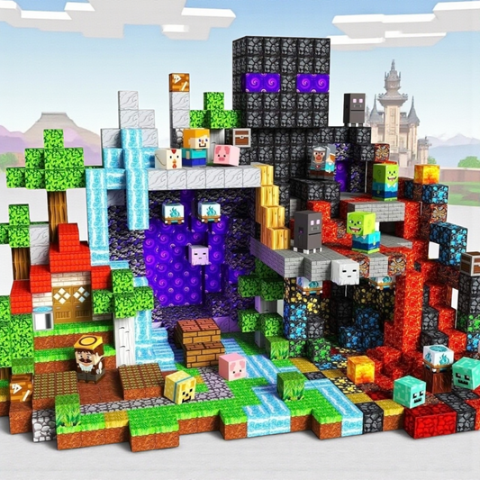 My World segulkubbar / 300 stk / Minecraft