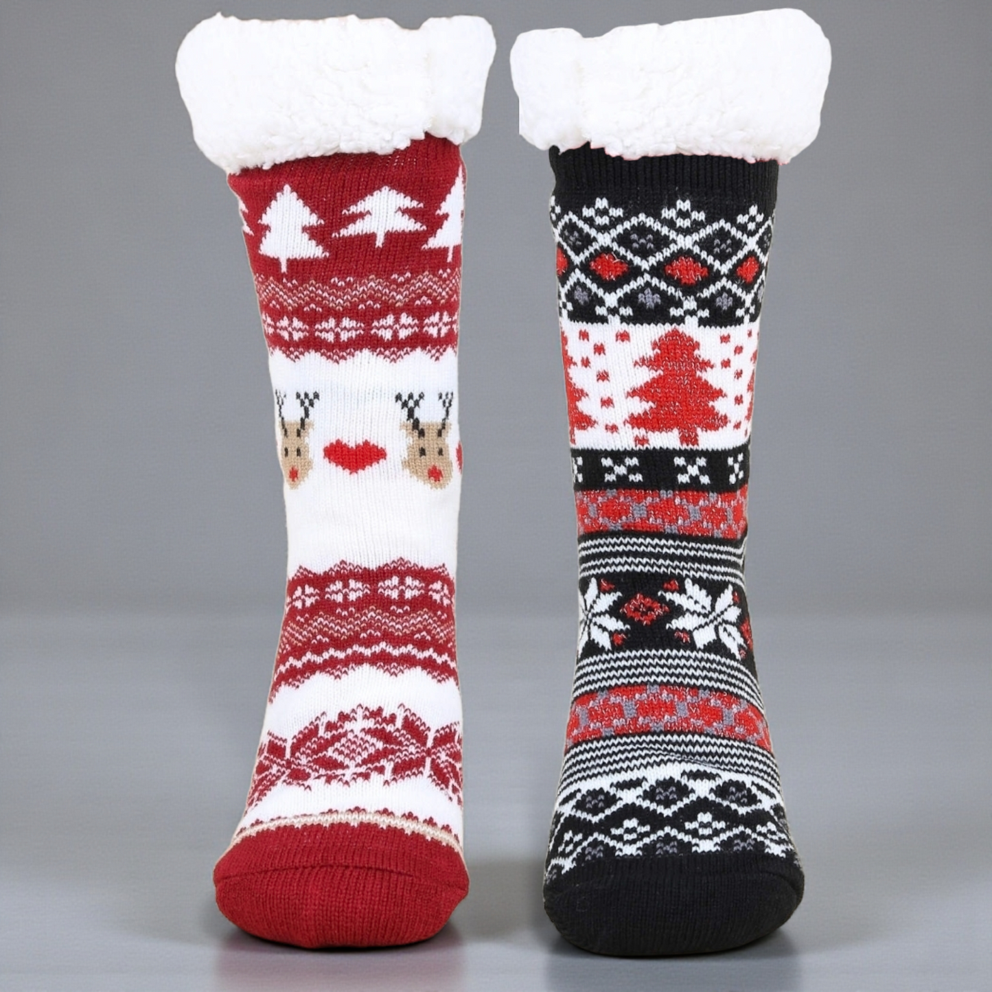 Jólaþemu kósýsokkar / 2 litir