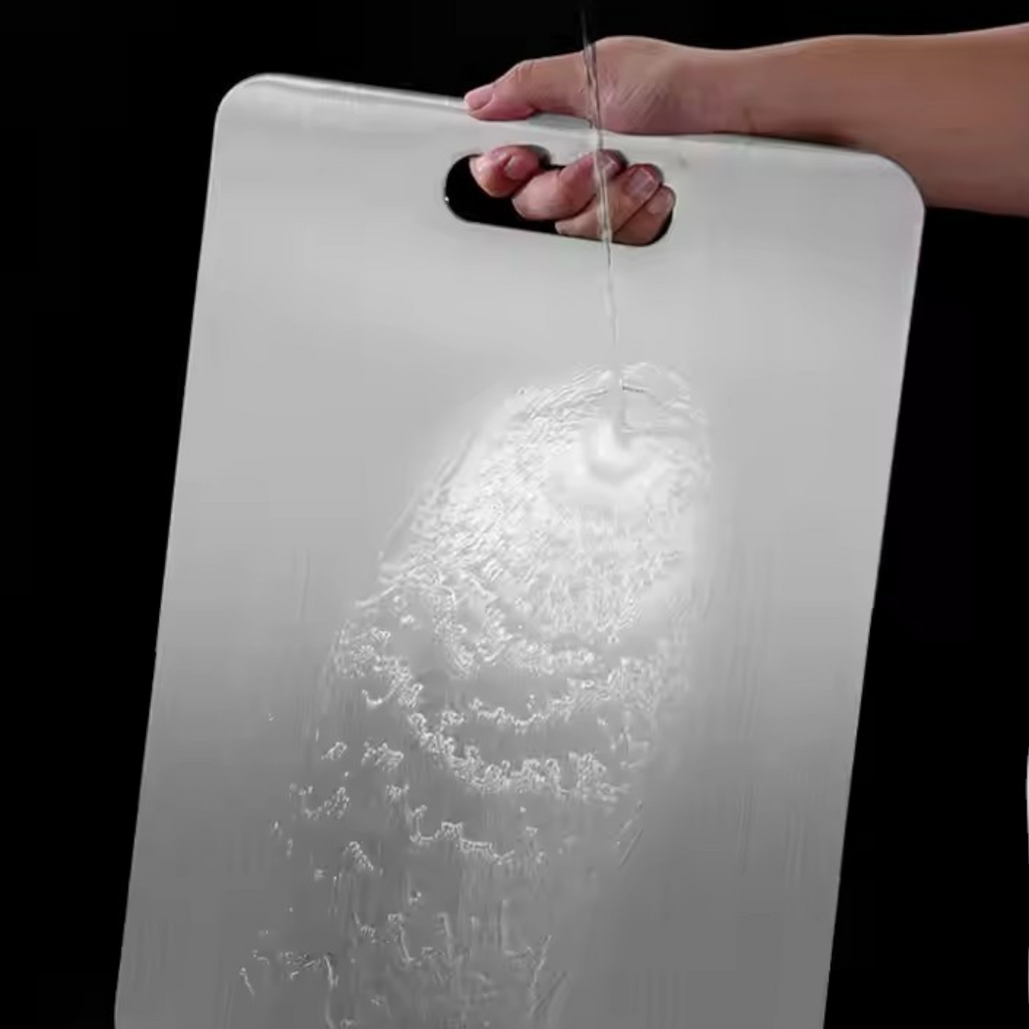 Stál skurðarbretti // 3 stærðir (sjáðu myndbandið)